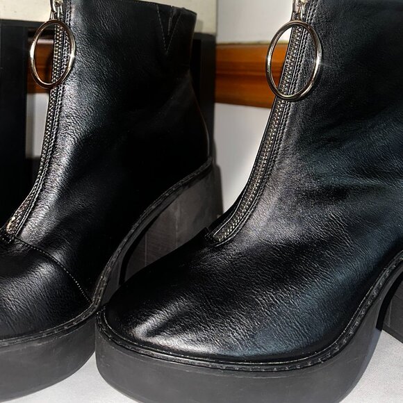 Black Ankle Boots - Picture 5 of 6